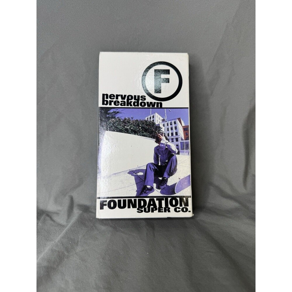 VTG Foundation Skateboards Nervous Breakdown VHS Tape Skateboarding Video Skate